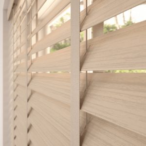 Wooden venetian blinds